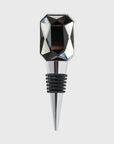 Single gem wine stopper, dark crystal