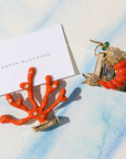 Shrimp napkin rings, set of two