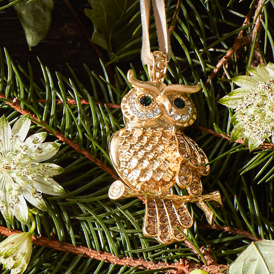 Owl hanging ornament