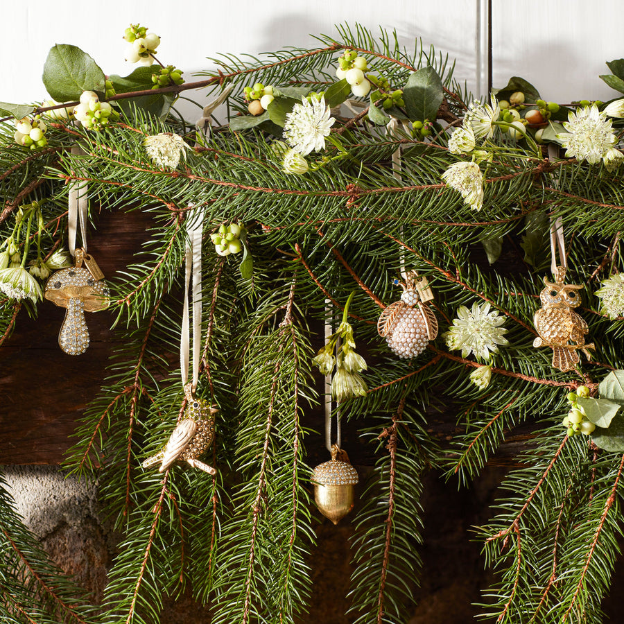 Owl hanging ornament