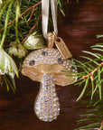 Mushroom hanging ornament