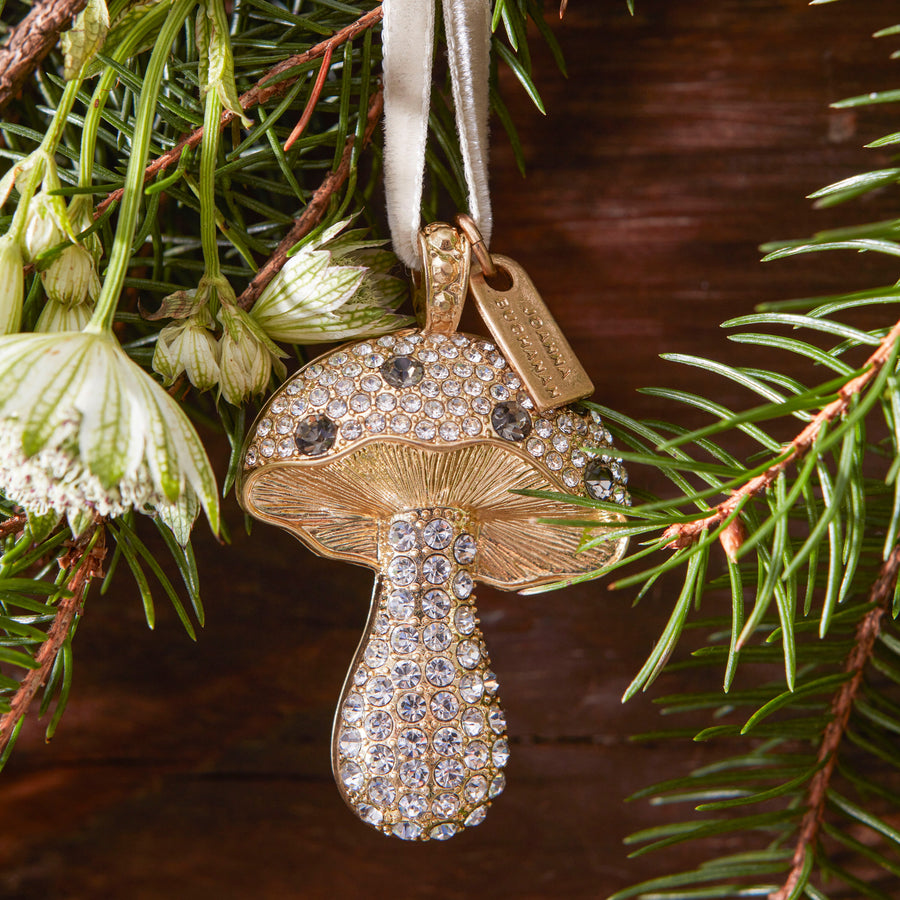 Mushroom hanging ornament