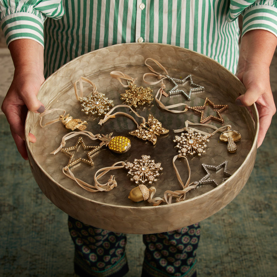 Mushroom hanging ornament