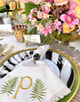 Zebra placecard holders, set of two