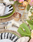 Zebra placecard holders, set of two